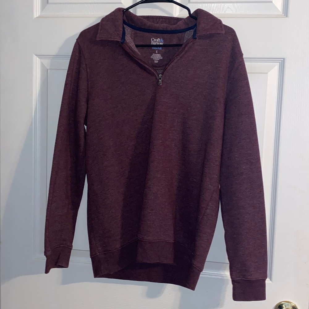 Croft & Barrow Extra Soft Zip Up Sweatshirt